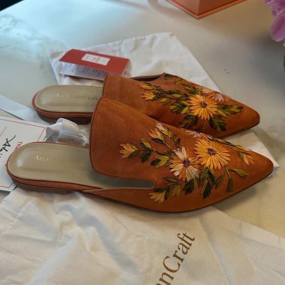 Anatolian Craft Handcrafted Sunkissed Mules - EUR 42 (see note) - NWOT - Picture 16 of 16